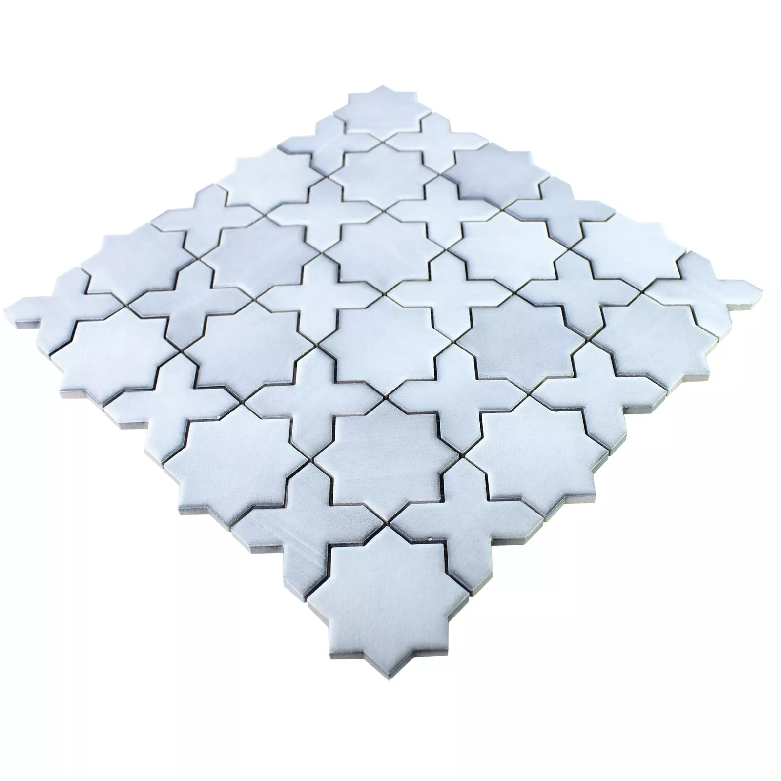 Ceramic Mosaic Tiles Aleppo Star Grey