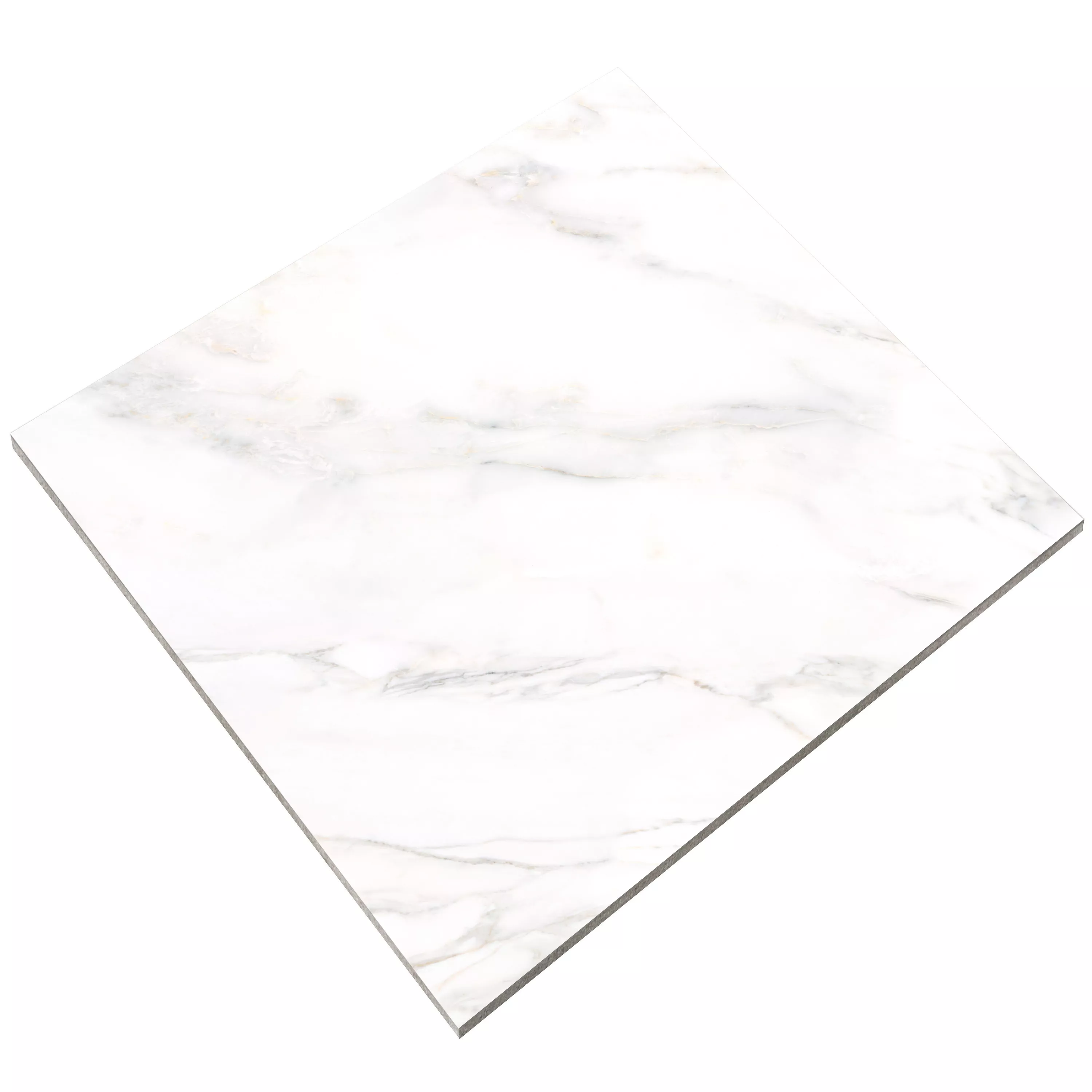 Floor Tiles Rice Marble Optic Calacatta Polished 78x78cm