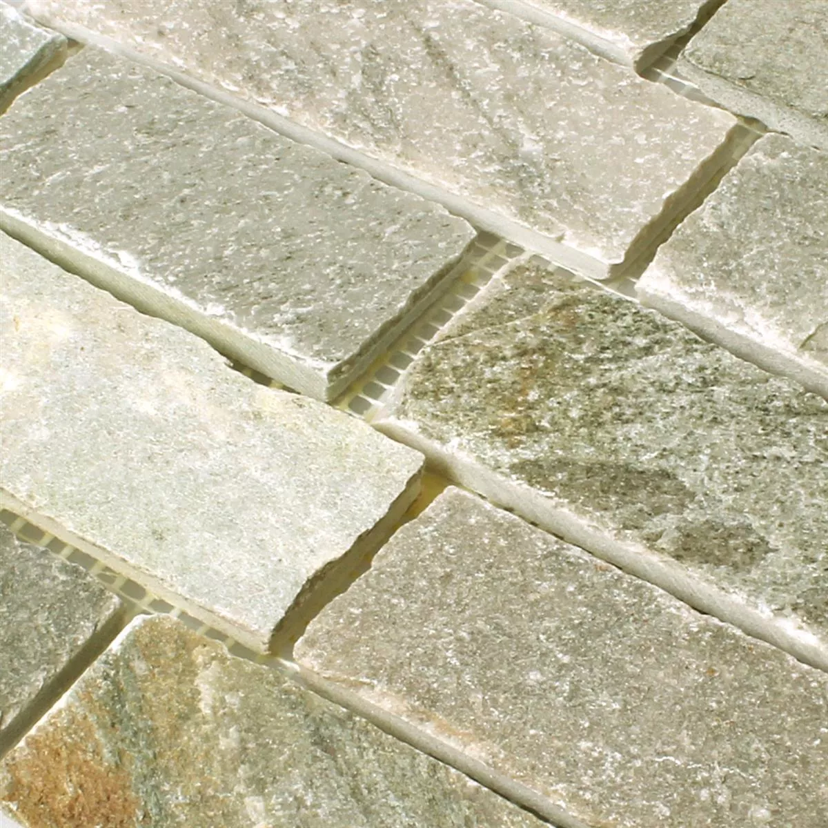 Sample Mosaic Tiles Natural Stone Slate Light Beige