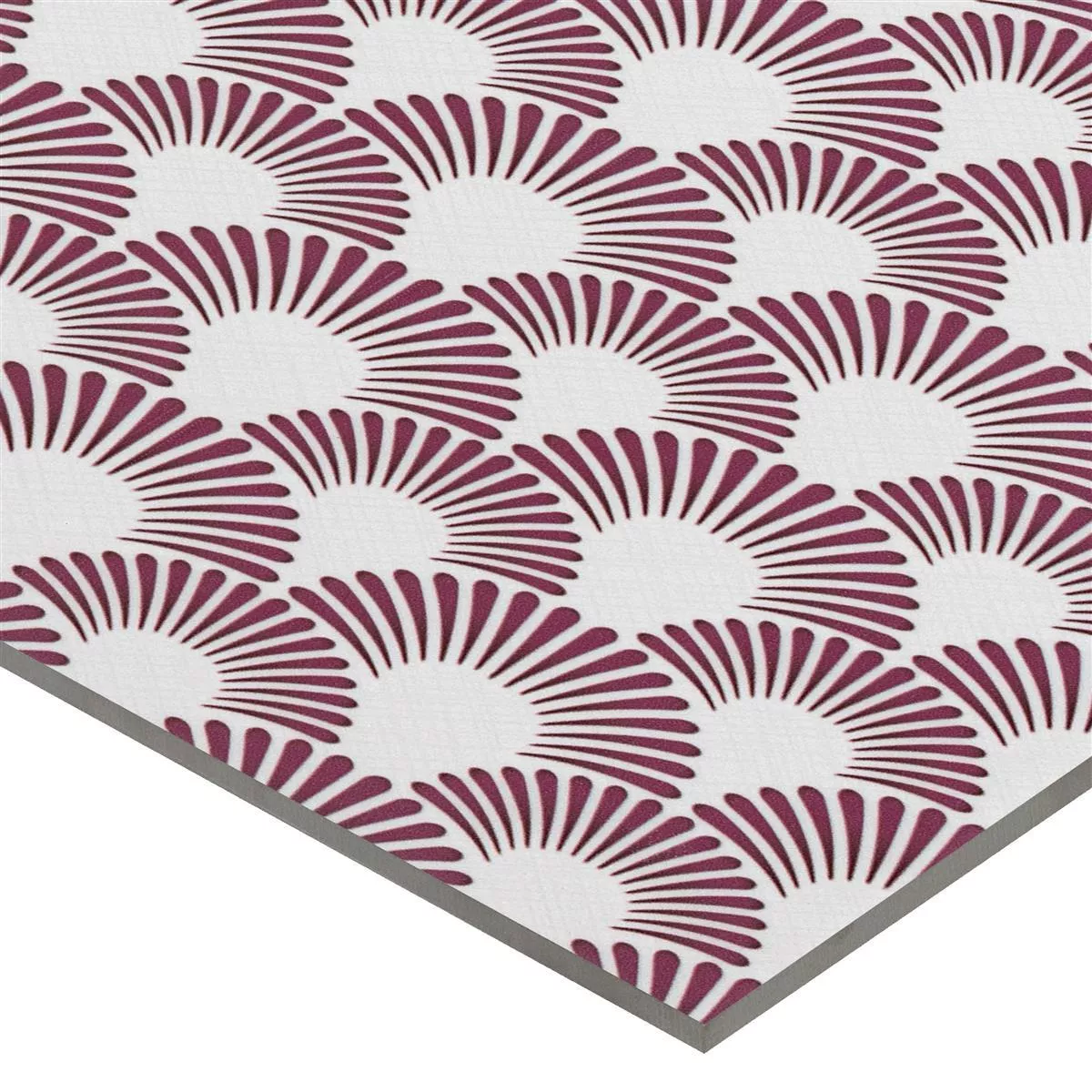 Floor Tiles Cement Optic Wildflower Pink Decor 18,5x18,5cm 