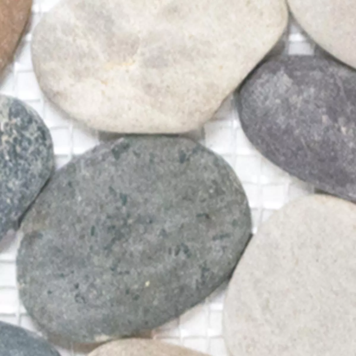 Sample Mosaic Tiles River Pebbles Natural Stone Doha