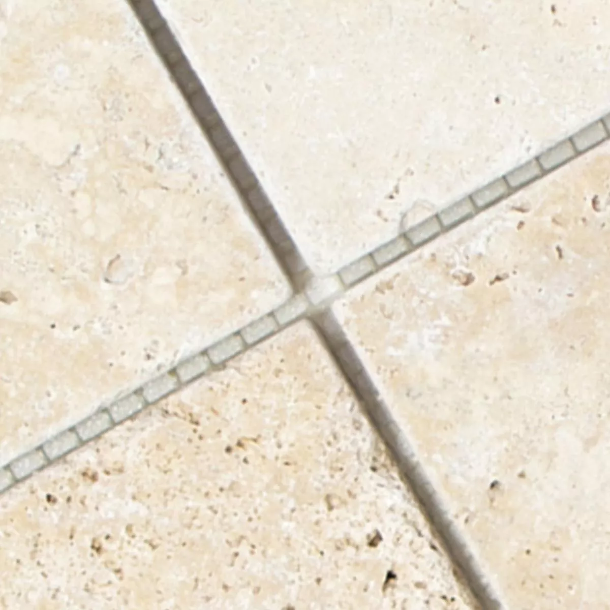 Sample Mosaic Tiles Travertine Barga Beige 48