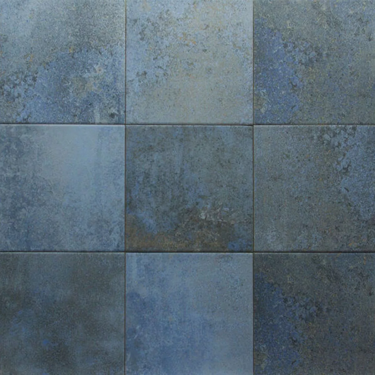 Porcelain Stoneware Swimming Pool Tiles Palencia Dark Blue Square 15