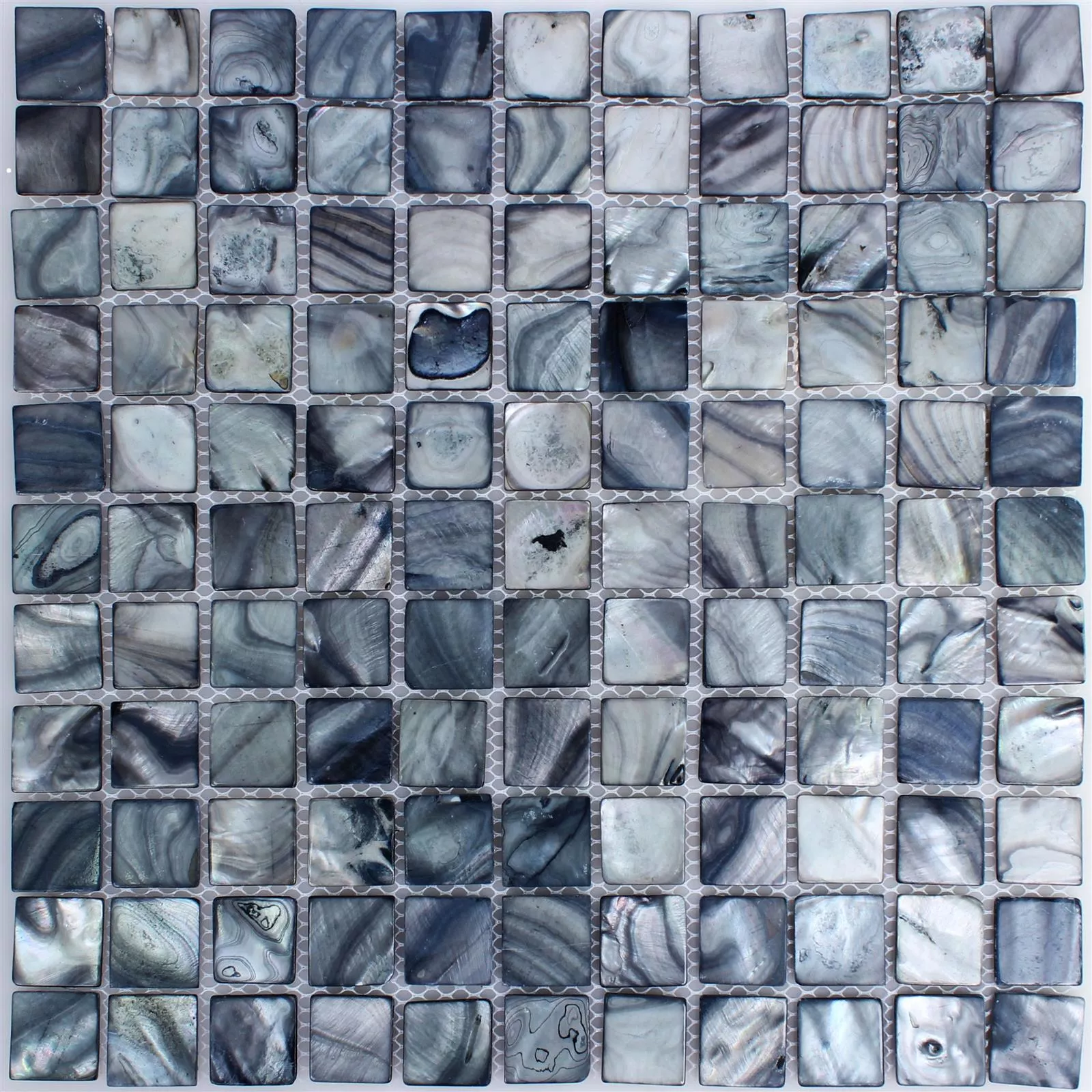 Mosaic Tiles Glass Nacre Effect Shell