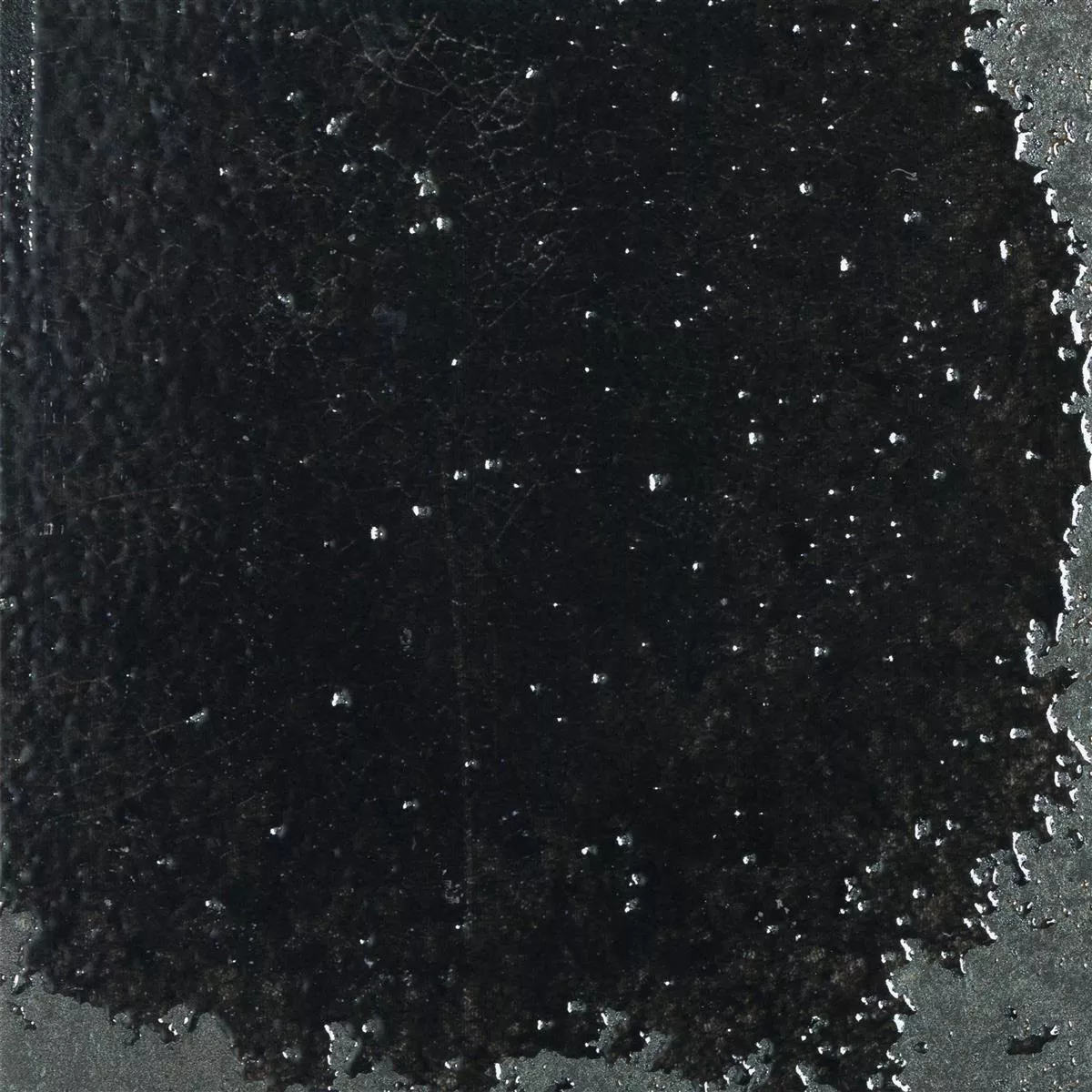 Wall Tiles Lara Glossy Waved 15x15cm Black Wall Tiles Lara Glossy Waved 15x15cm Black