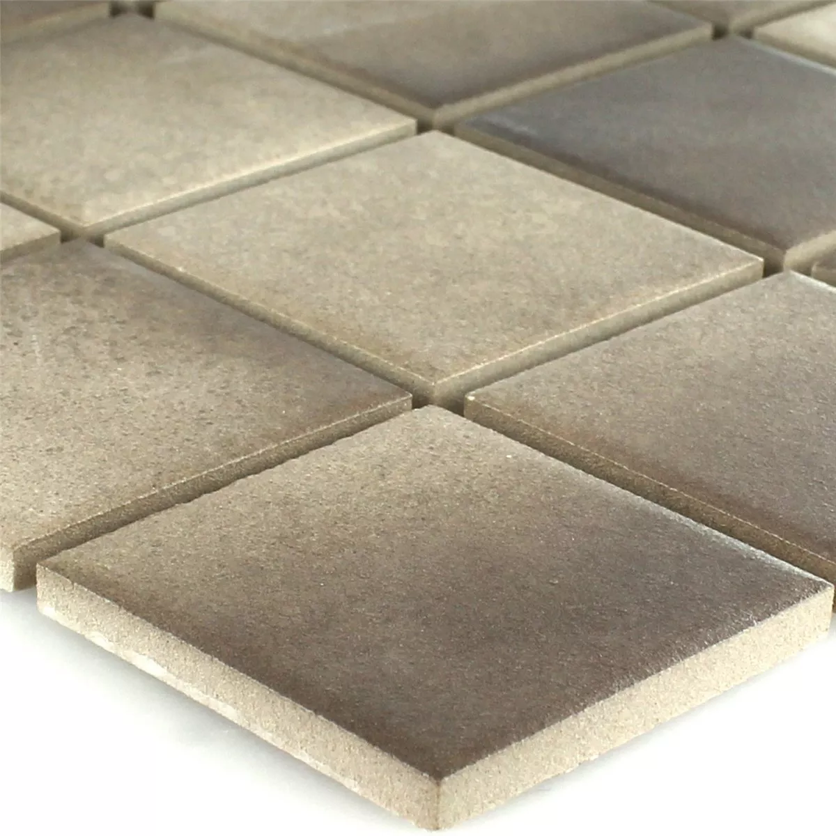 Mosaic Tiles Ceramic Non Slip Beige Brown