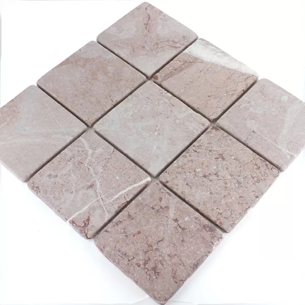 Sample Mosaic Tiles Marble  Mars Red