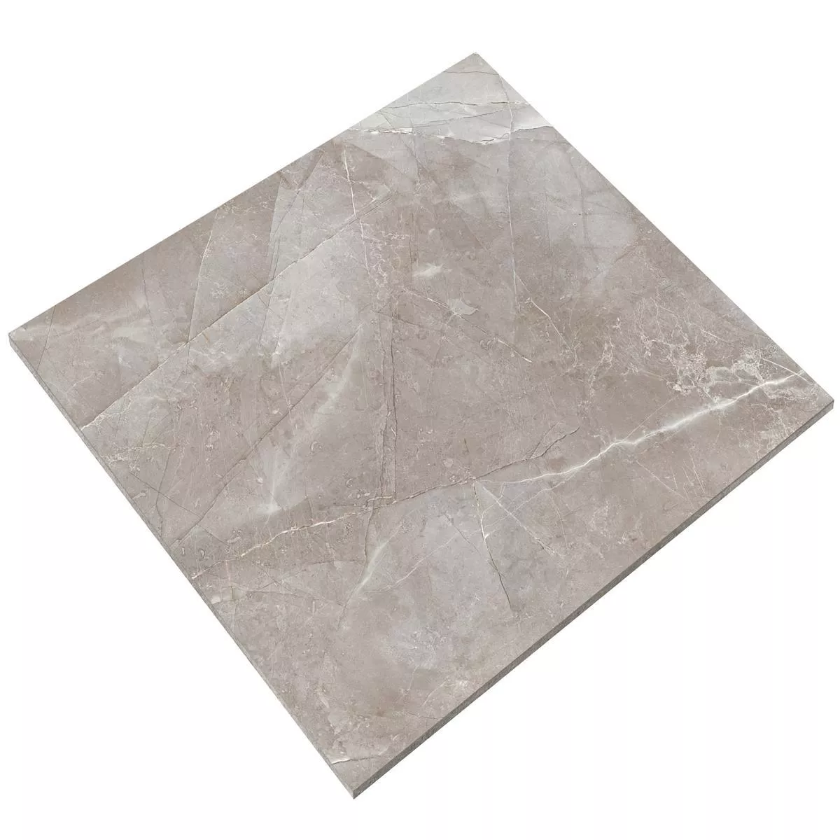 Floor Tiles XXL Lowland Polished Dark Grey 60x60cm