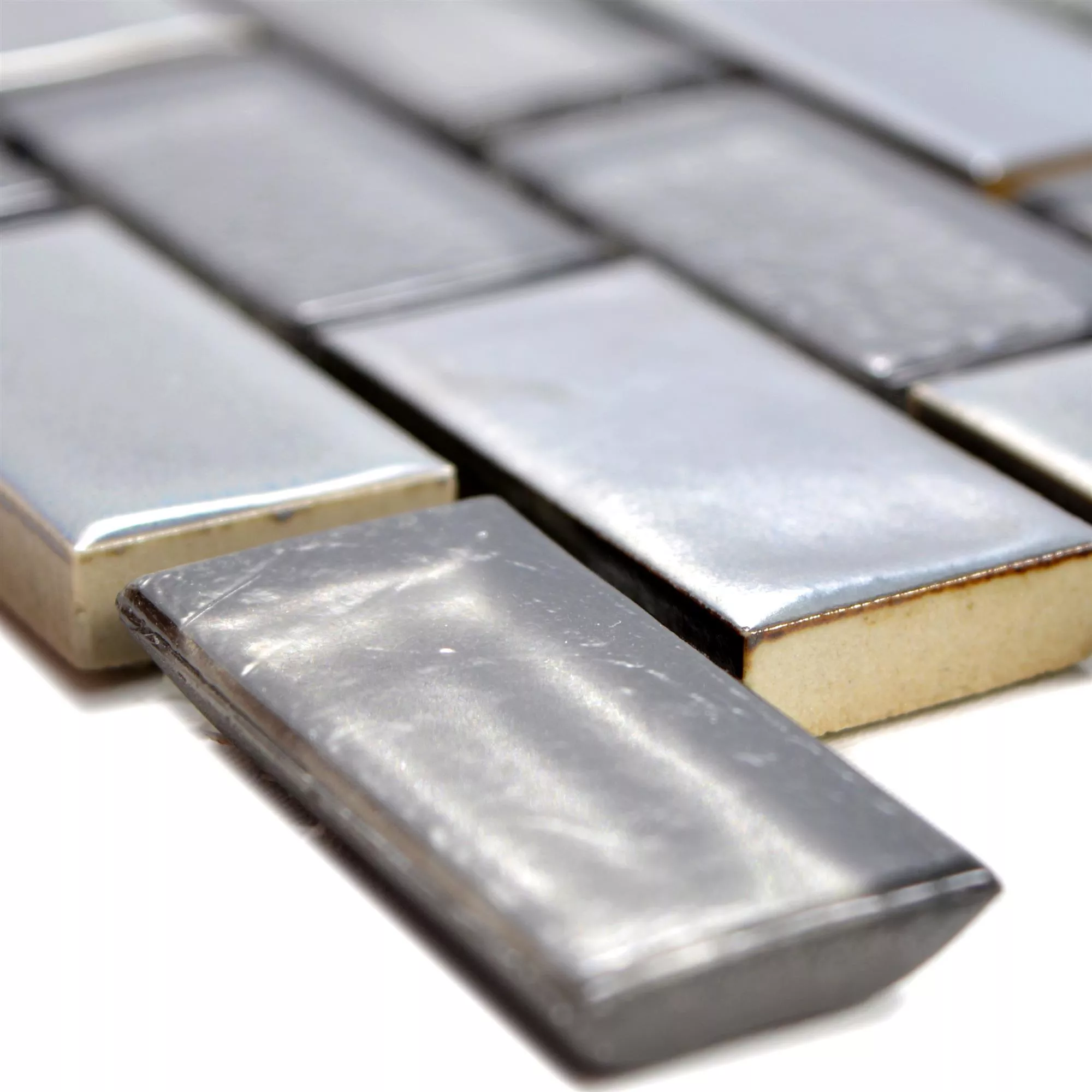 Glass Ceramic Mosaic Tiles Mirasol Grey Glass Ceramic Mosaic Tiles Mirasol Grey