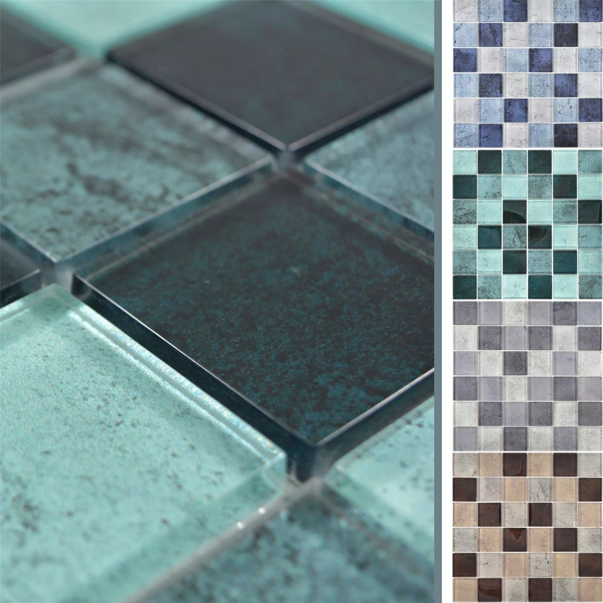 Sample Glass Mosaic Tiles Mignon