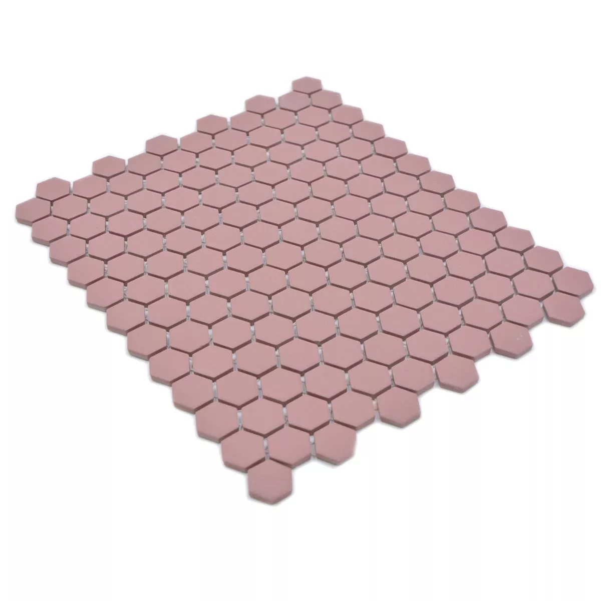 Sample Ceramic Mosaic Bismarck R10B Hexagon Terracotta H23