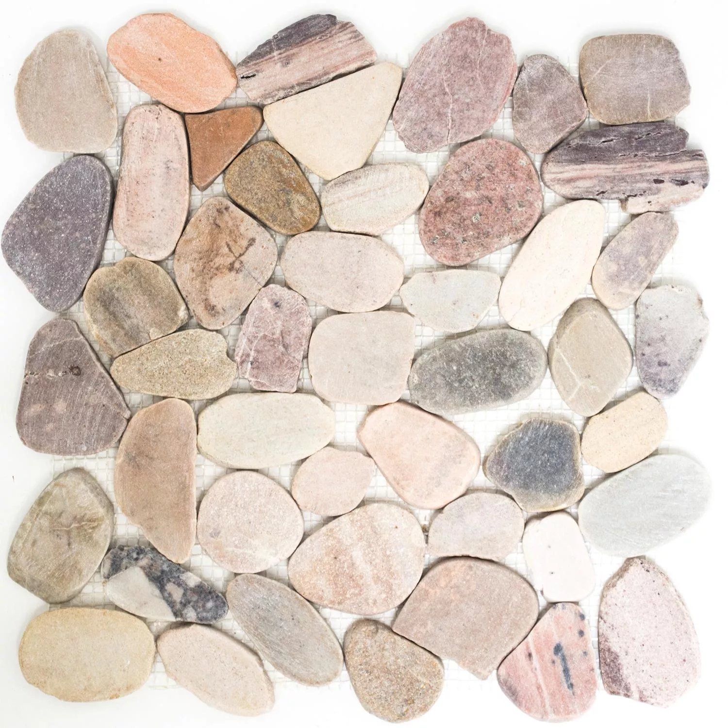 Sample River Pebbles Mosaic Natural Stone Cut Kos