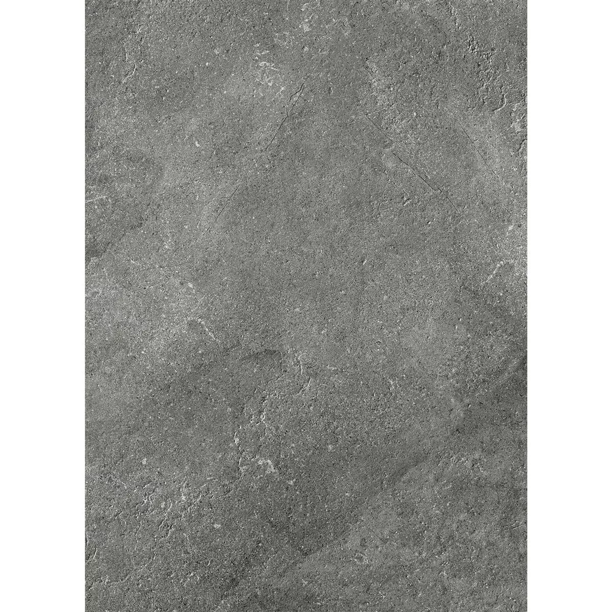 Sample Floor Tiles Bangui Stone Optic 60x120cm Dark Grey