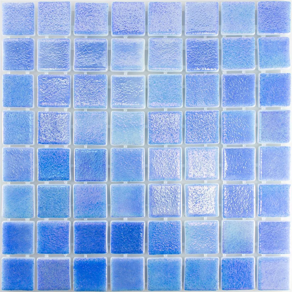 Glass Swimming Pool Mosaic McNeal Blue 38