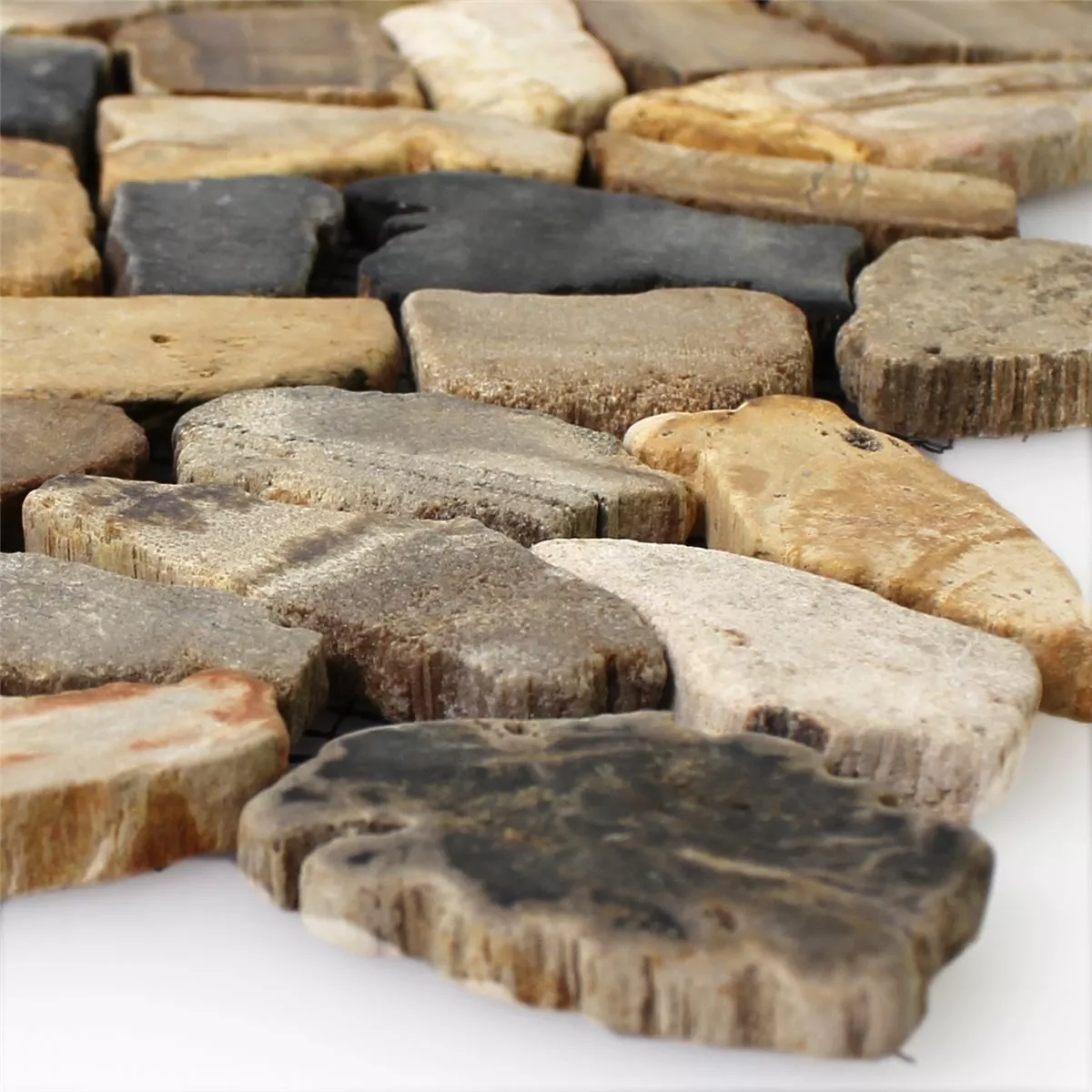 Mosaic Tiles Broken Marble Antique Oak Mosaic Tiles Broken Marble Antique Oak