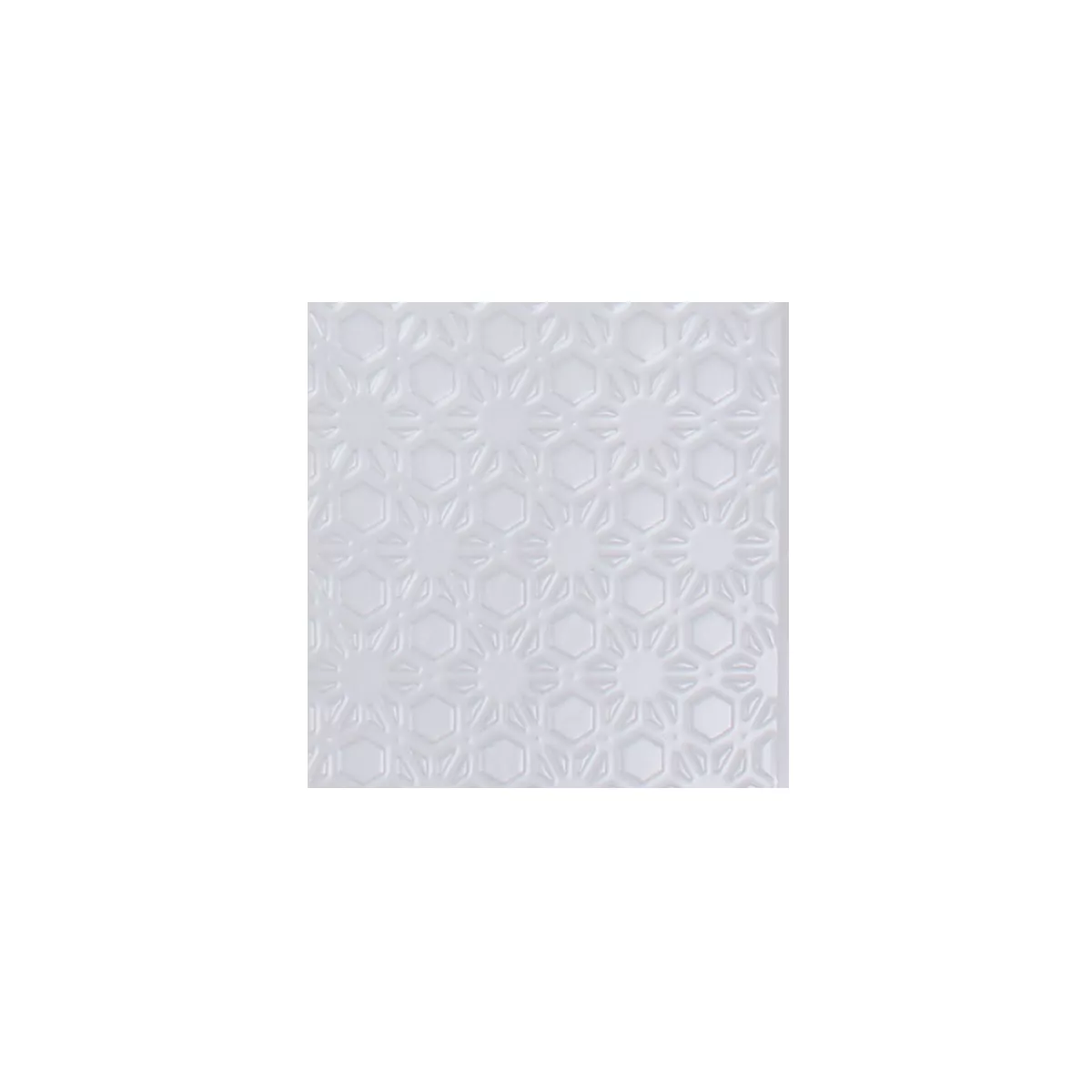 Sample Mosaic Tiles Ceramic Istria White
