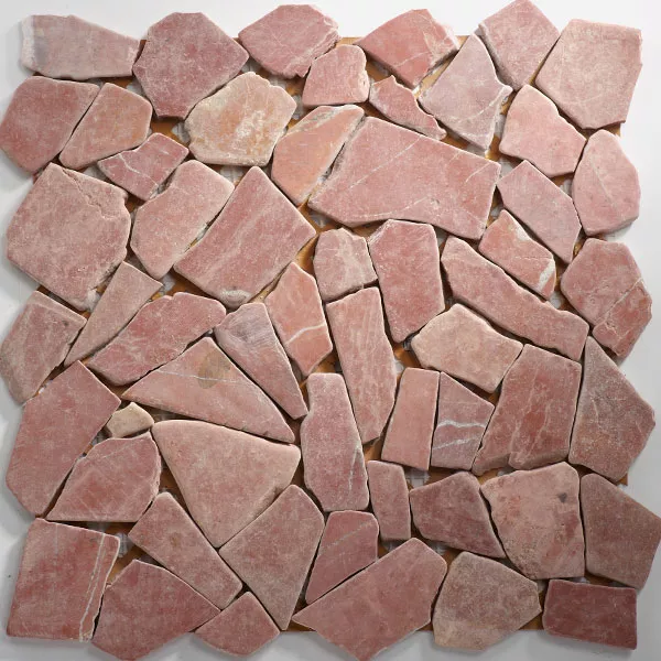 Sample Broken Marble Mosaic Rosso Verona