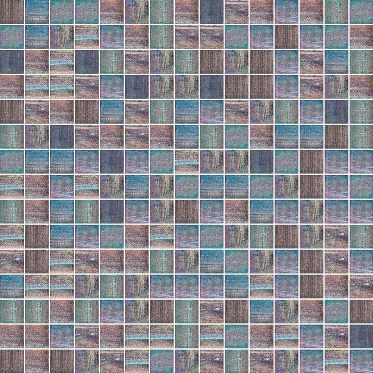 Glass Mosaic Tiles Trend-Vi 838 Shining 20x20 mm