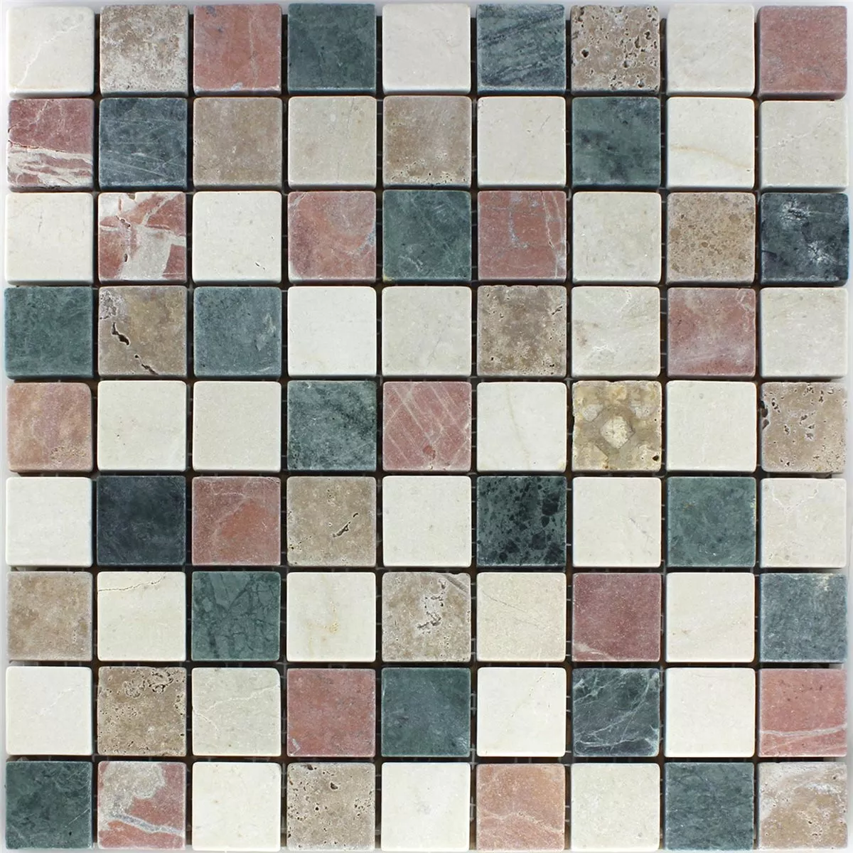 Mosaic Tiles Marble Natural Stone Cotto Beige Green Noce