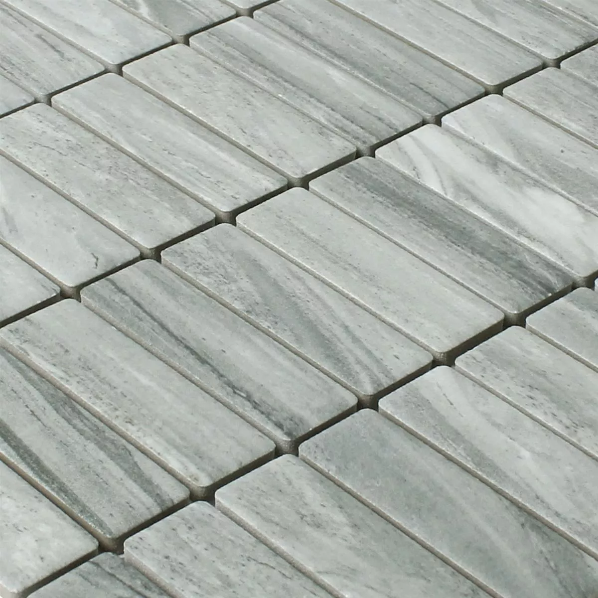 Mosaic Tiles Ceramic Stone Optic Chorol Grey