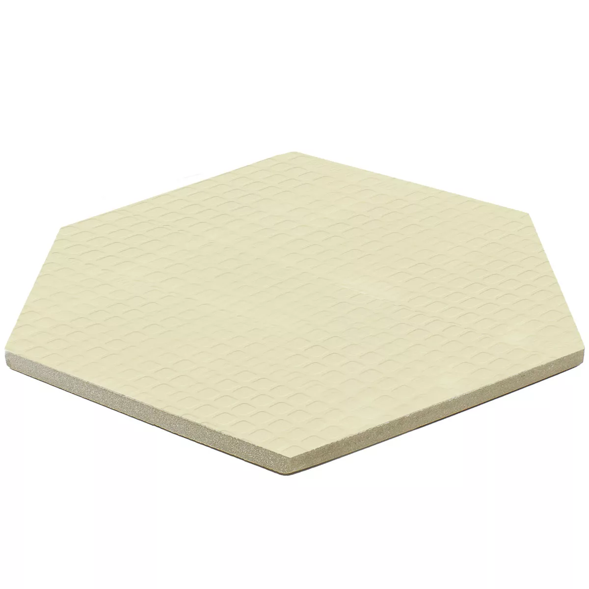 Porcelain Stoneware Tiles Honiara Hexagon Decor Green 22,5x25,9cm Decor