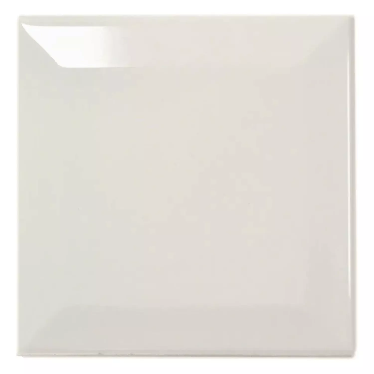 Metro tile Grey Glossy 10x10 cm Facet Catarina Perla