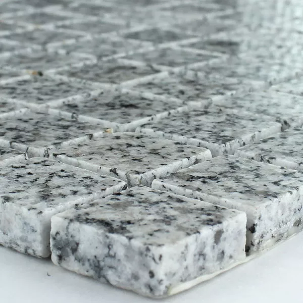 Mosaic Tiles Granit 23x23x8mm Kashmir White