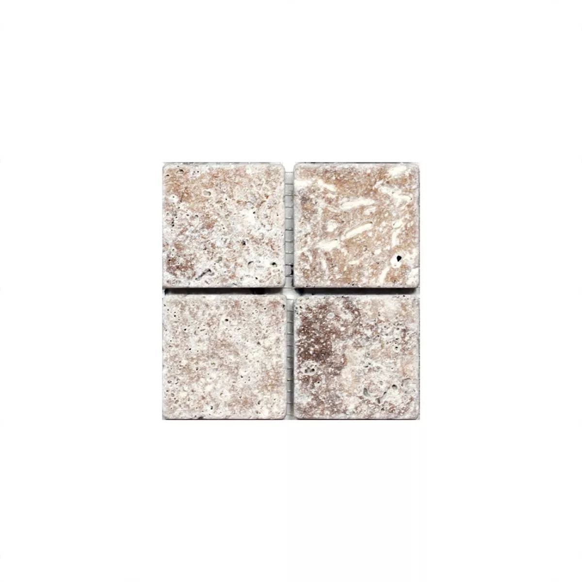 Sample Mosaic Tiles Travertine Patara Noce 48