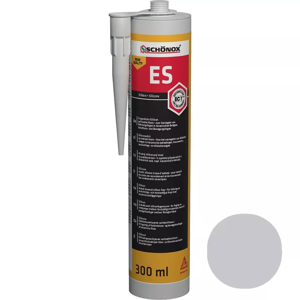 Schönox ES silver gray joint sealing silicone (300ml)