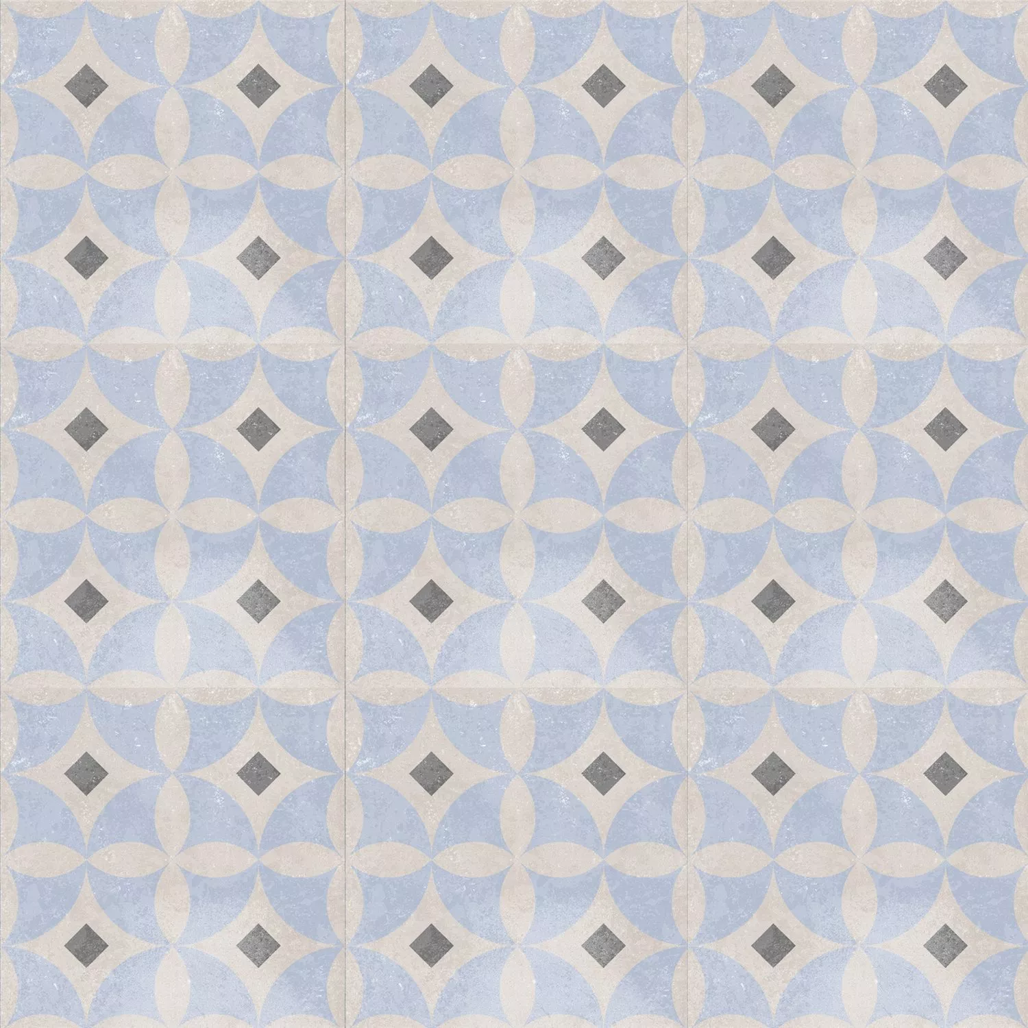 Cement Tiles Retro Optic Gris Floor Tiles Josep 18,6x18,6cm