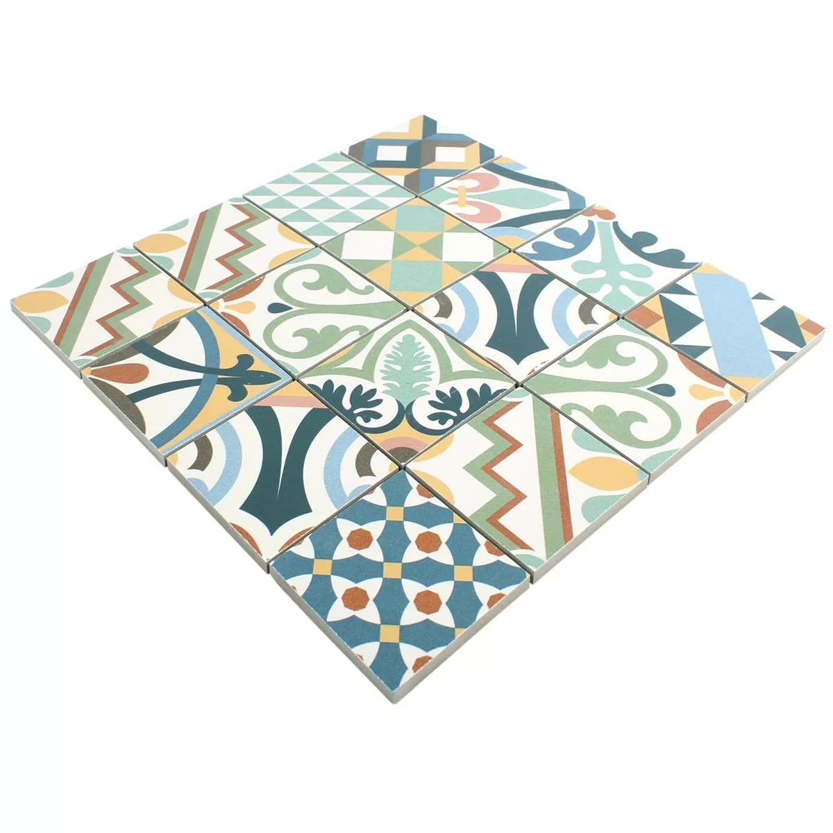 Ceramic Mosaic Retro Tiles Utopia Colored R10/B