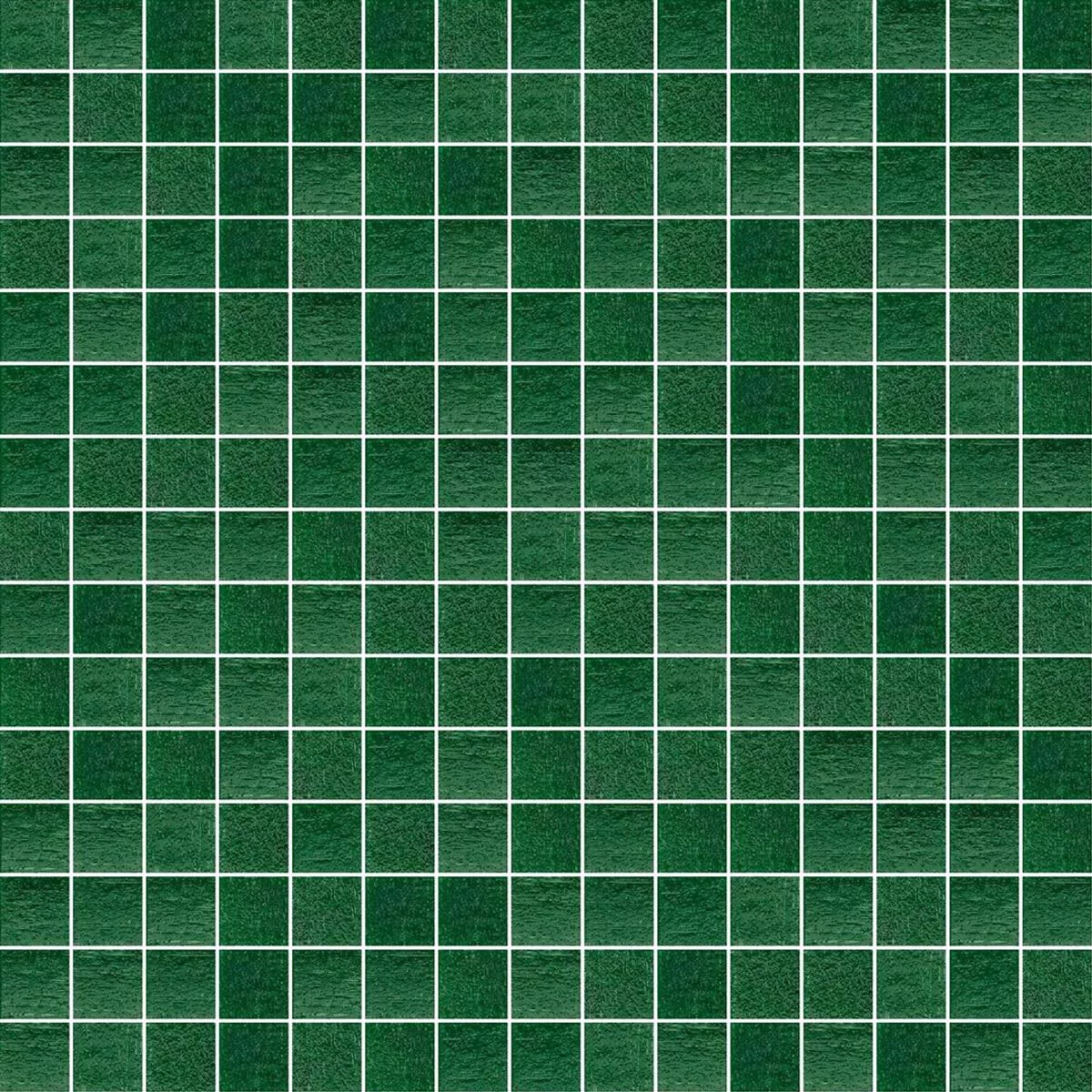 Glass Mosaic Tile Trend-Vi Vitreo 105 Green 20x20mm