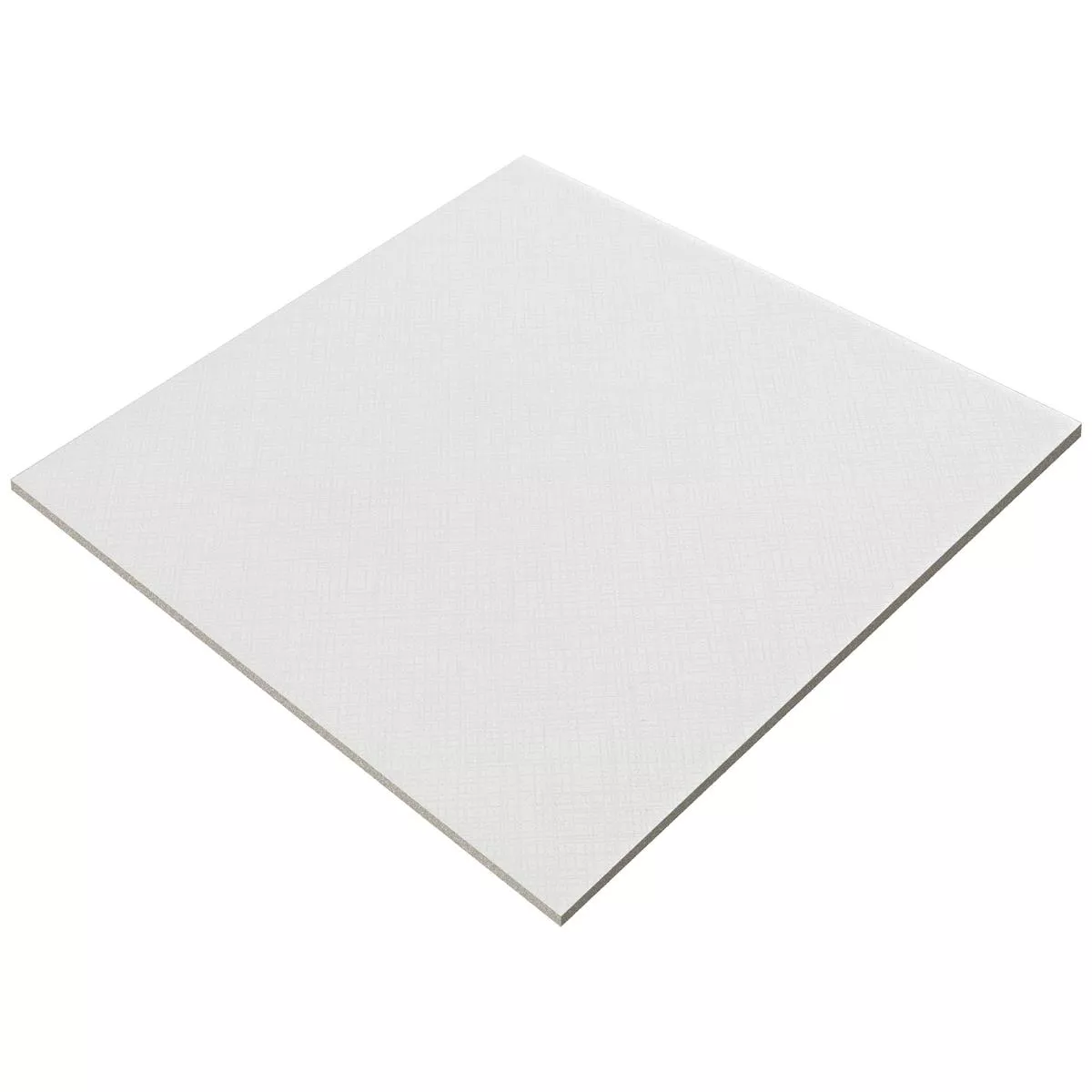 Sample Floor Tiles Cement Optic Wildflower Blanc Basic Tile 18,5x18,5cm