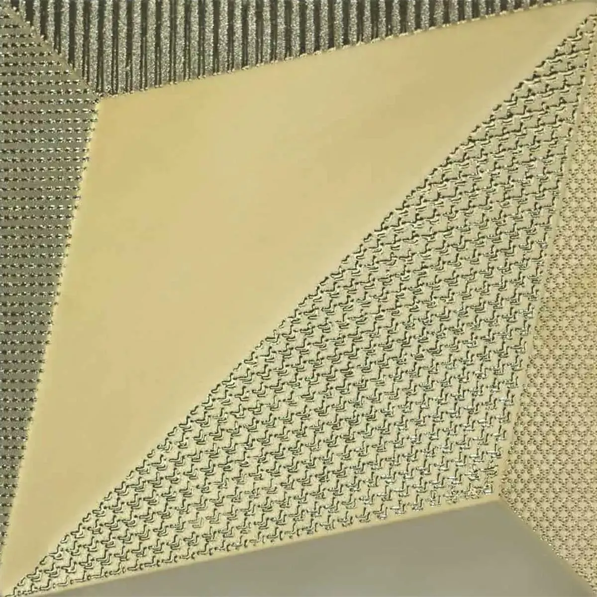 Wall Tiles Skyline 3D Origami Exclusive Structured Gold