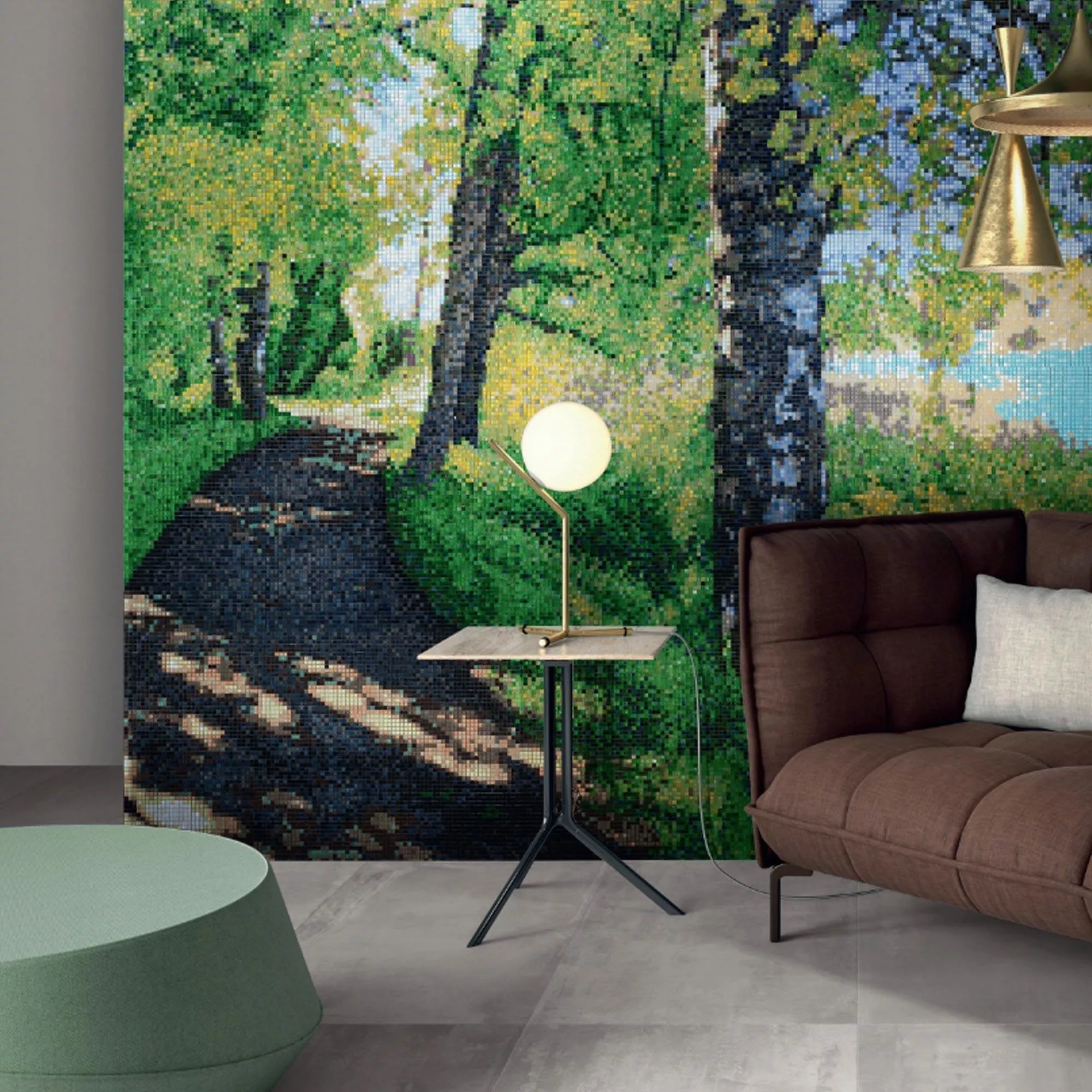 Glass Mosaic Picture Springlane 130x240cm