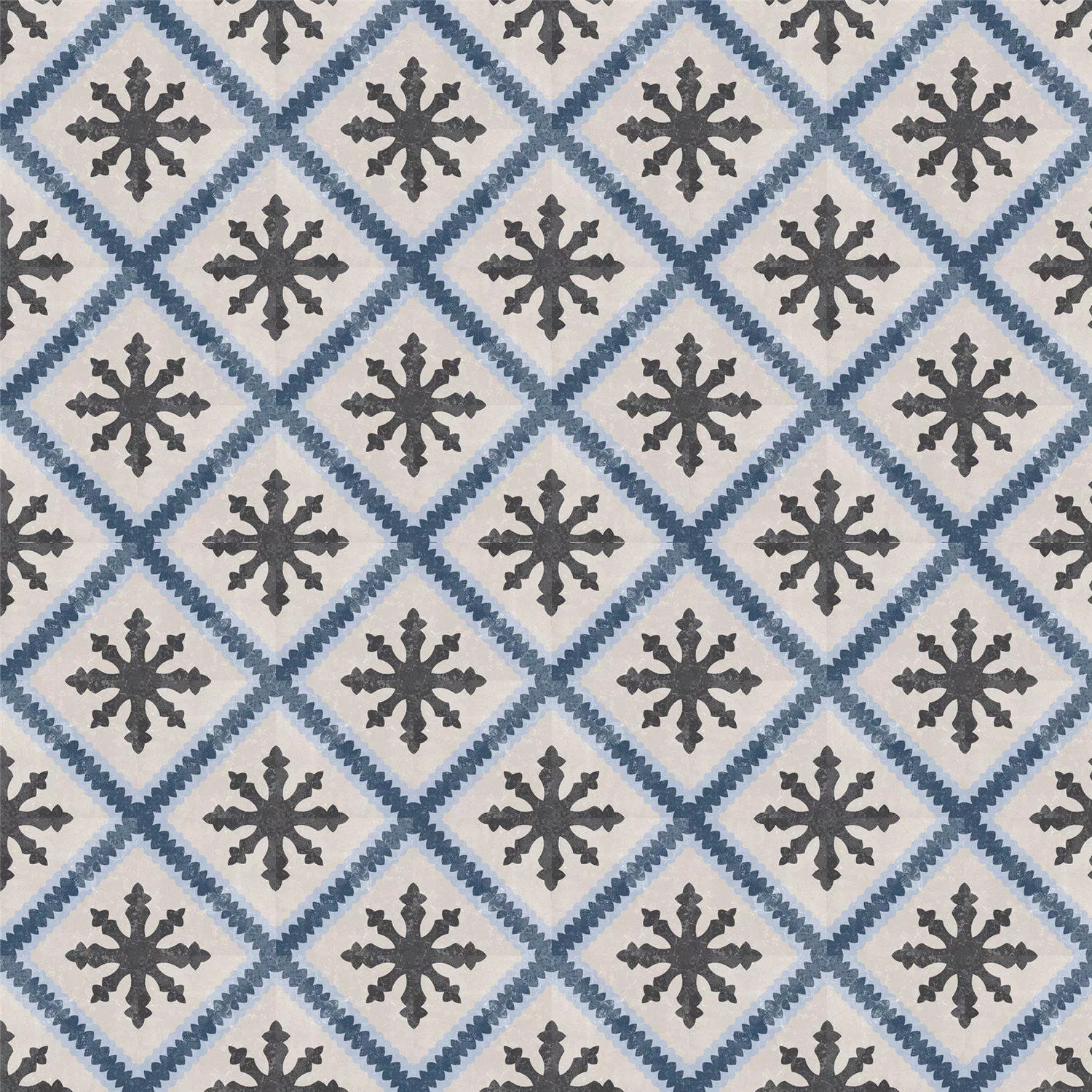 Cement Tiles Retro Optic Gris Floor Tiles Chillida 18,6x18,6cm