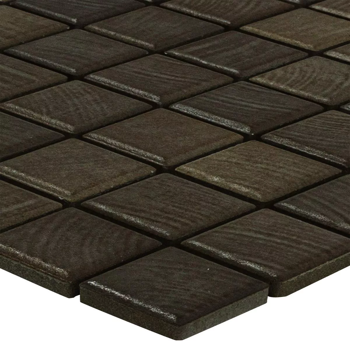 Ceramic Mosaic Tiles Luminara Wood Optic Anthracite Ceramic Mosaic Tiles Luminara Wood Optic Anthracite
