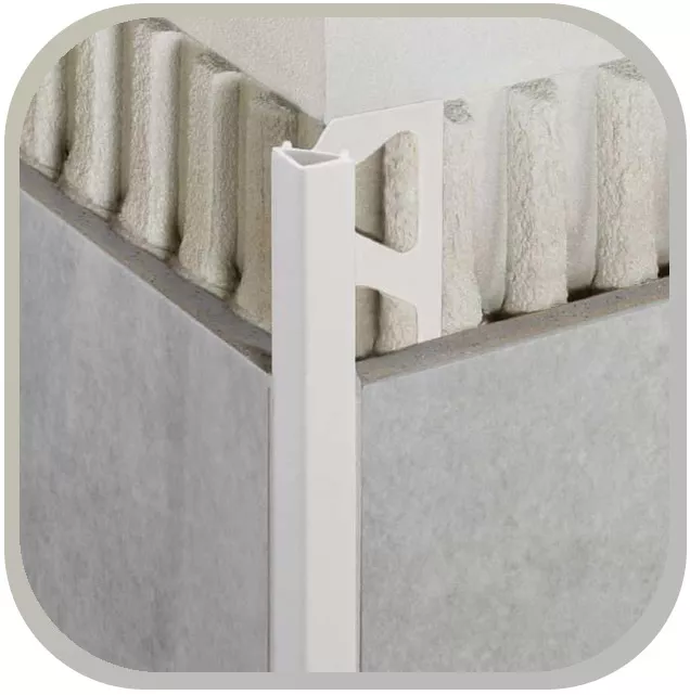 Outside wall corner, round profile Outside wall corner, round profile