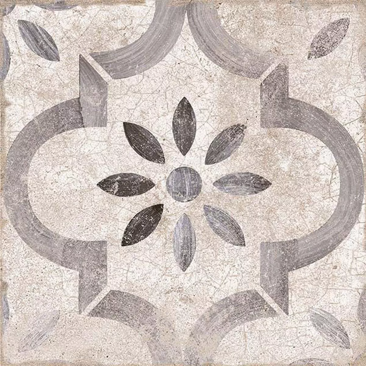 Sample Porcelain Stoneware Tiles Allora Decor Grey 22,5 x 22,5cm