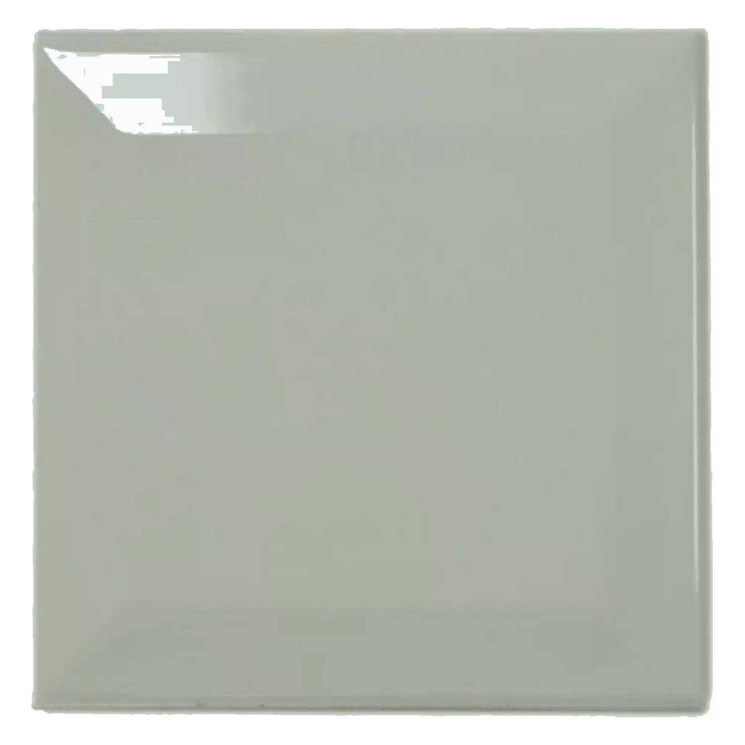 Metro tile Green Glossy 10x10 cm Facet Catarina Sage