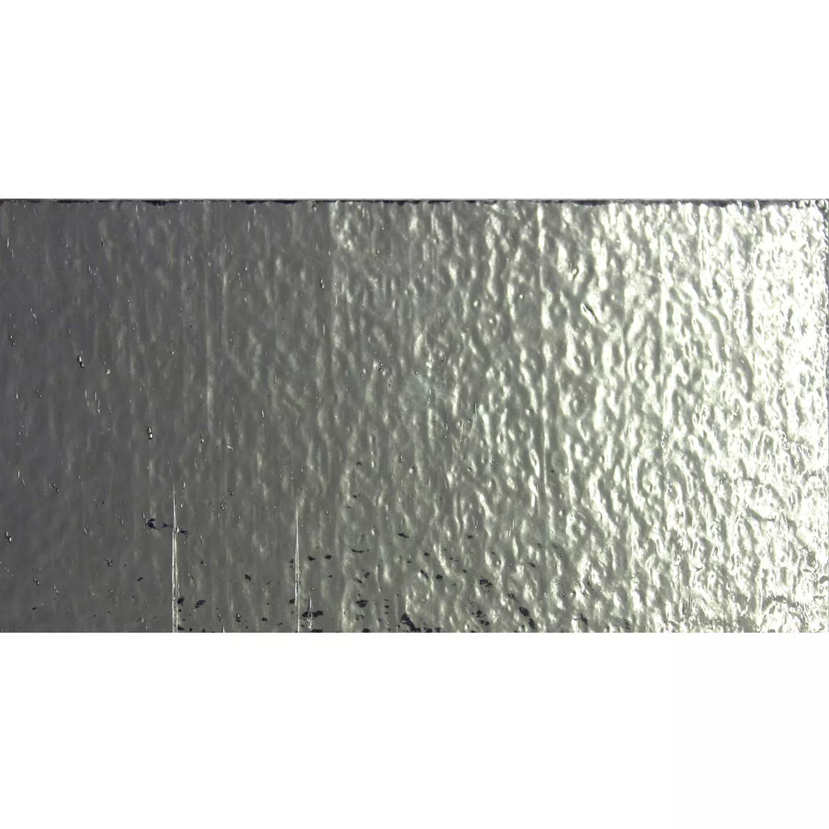 Metro Glass Tiles Subway Silver Mirage Corrugated 7,5x15cm Metro Glass Tiles Subway Silver Mirage Corrugated 7,5x15cm