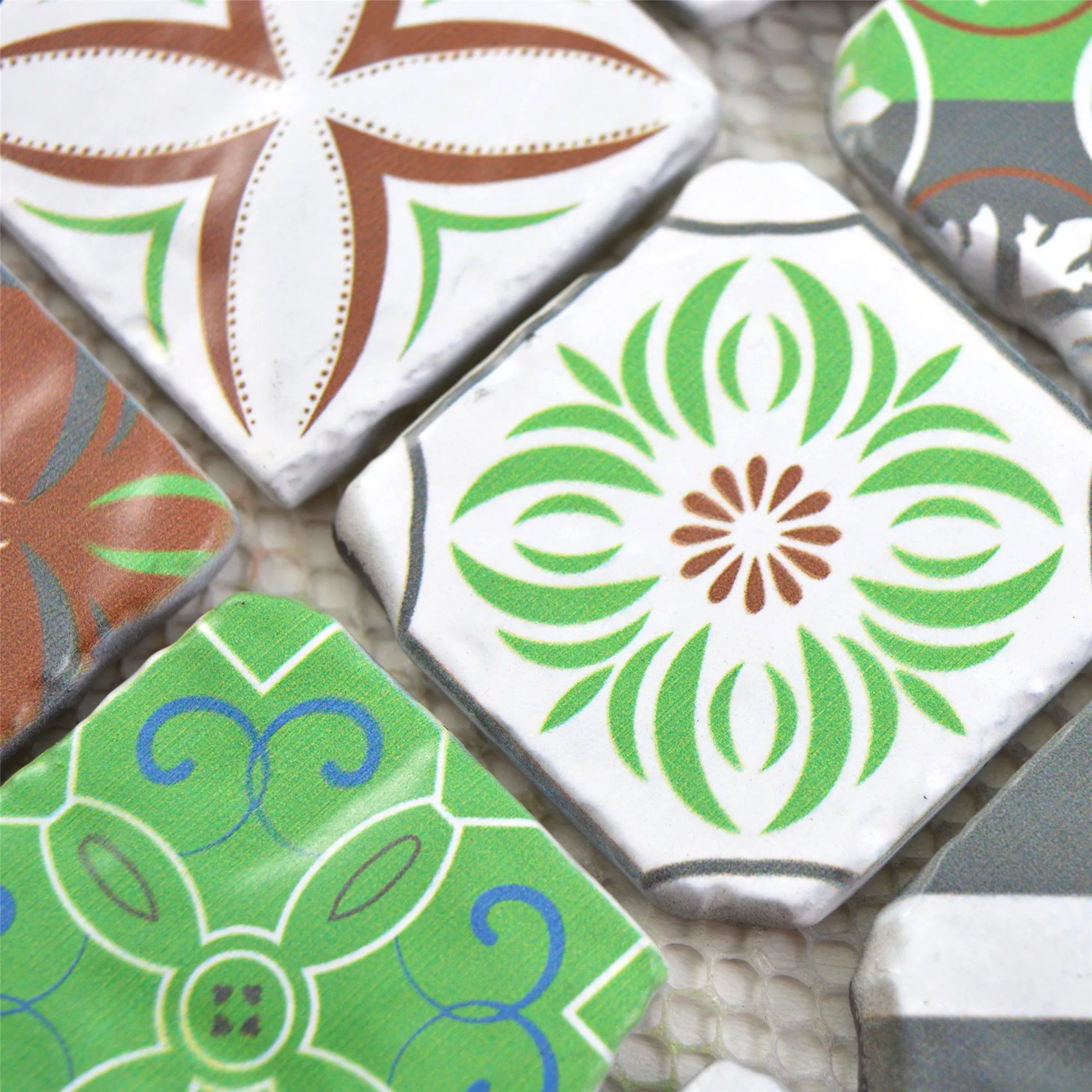 Sample Glass Mosaic Tiles Starlite Retro Colored 
