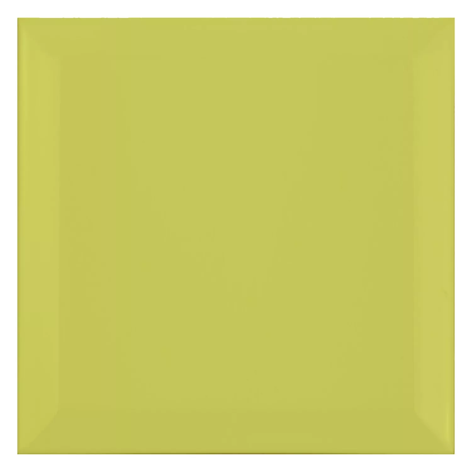 Metro tile Green Mat 15x15 cm Facet Eris Pistacho