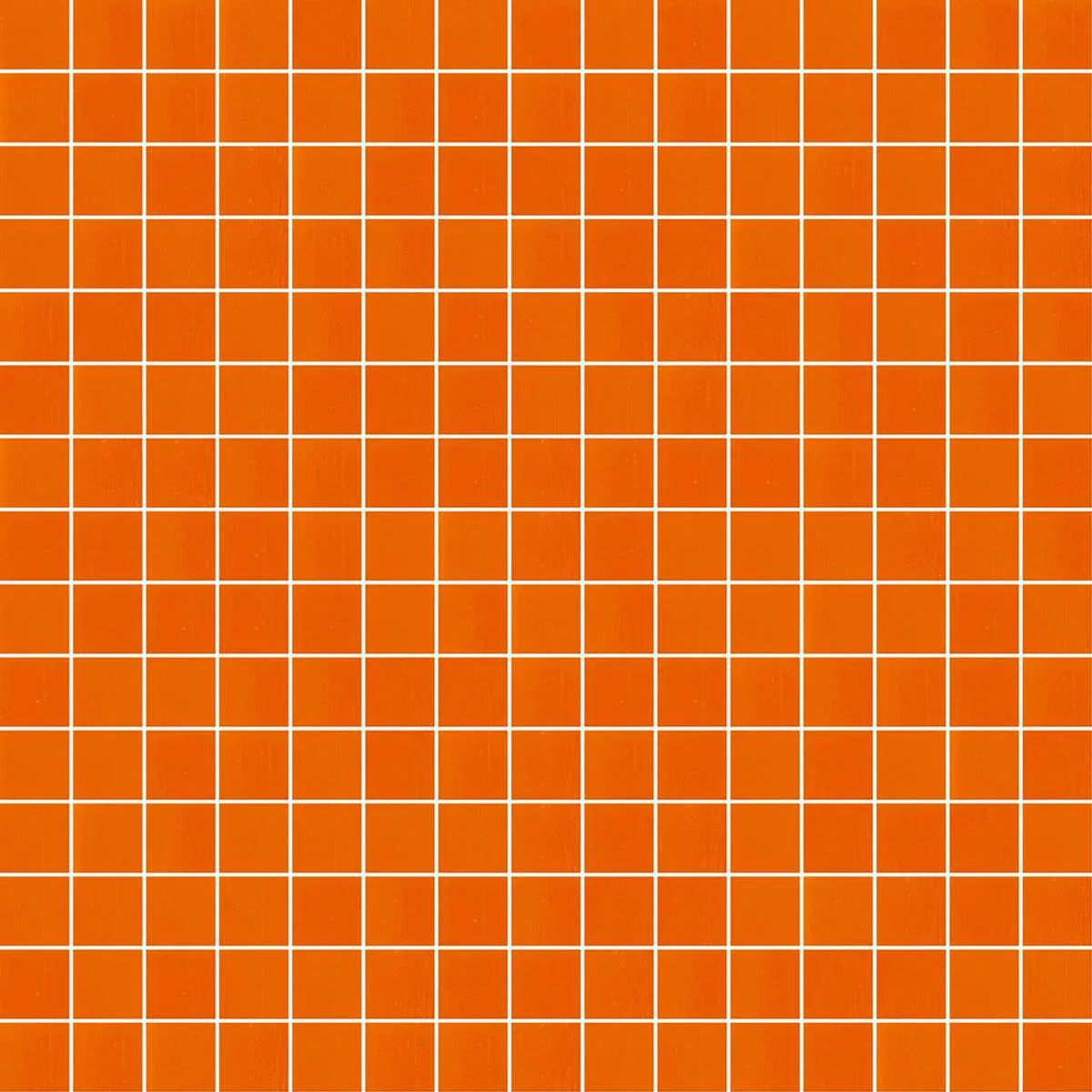 Glass Mosaic Tile Trend-Vi Vitreo 204 Orange 20x20mm