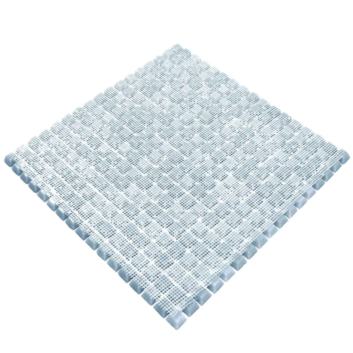 Sample Glass Mosaic Tiles Havana Sky Blue