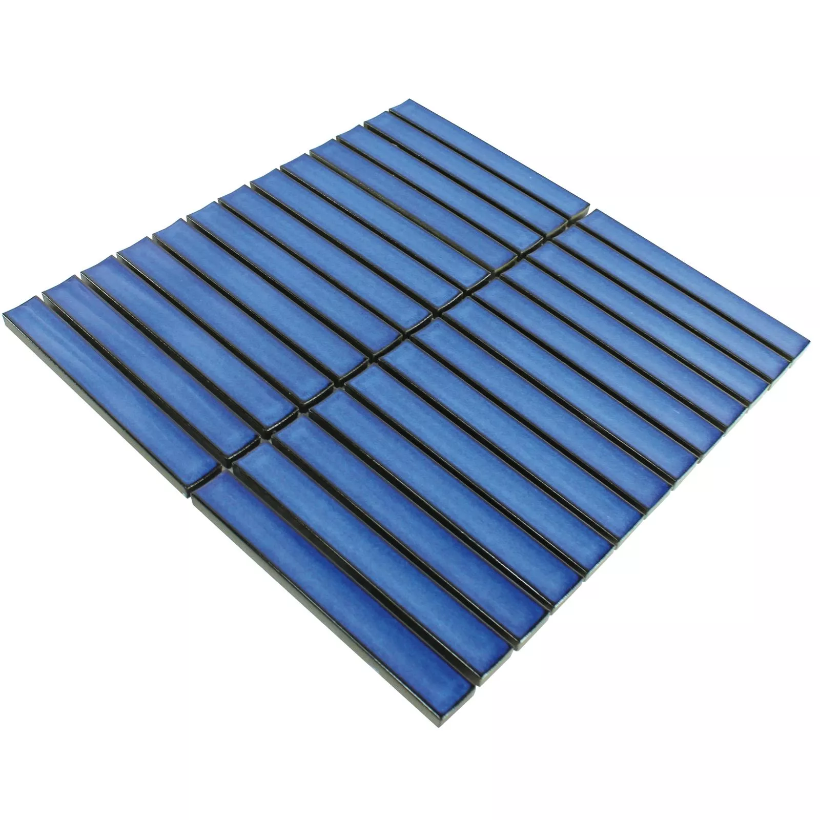 Sample Ceramic Mosaic Tiles Sticks Ontario Blue