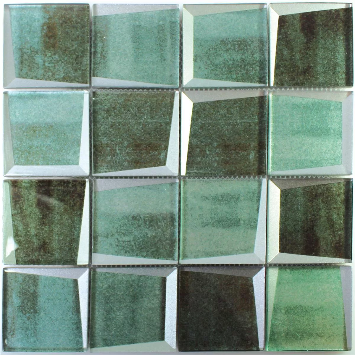 Glass Mosaic 3D Optic Leonora Green
