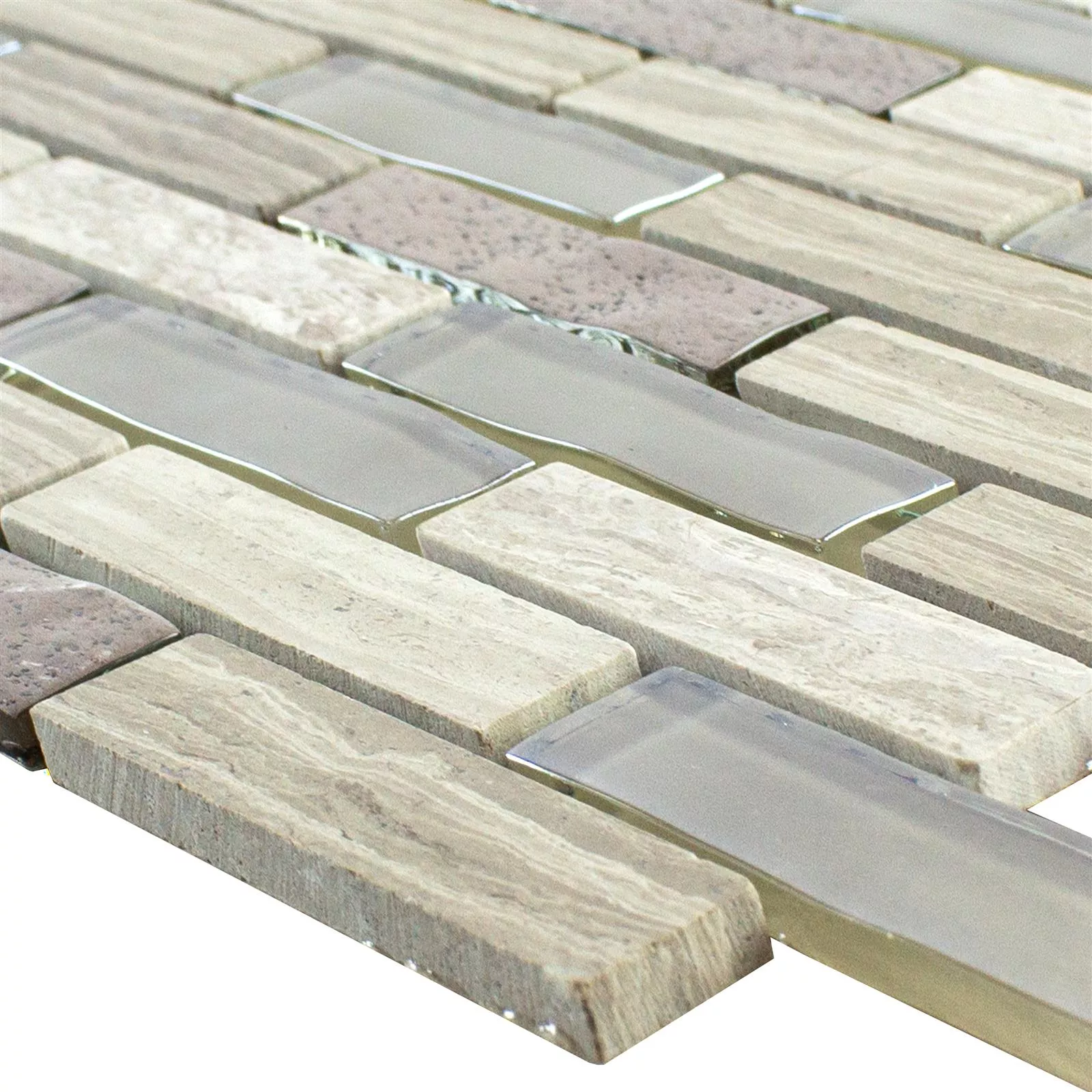 Glass Natural Stone Mosaic Concetto Self Adhesive Grey Glass Natural Stone Mosaic Concetto Self Adhesive Grey