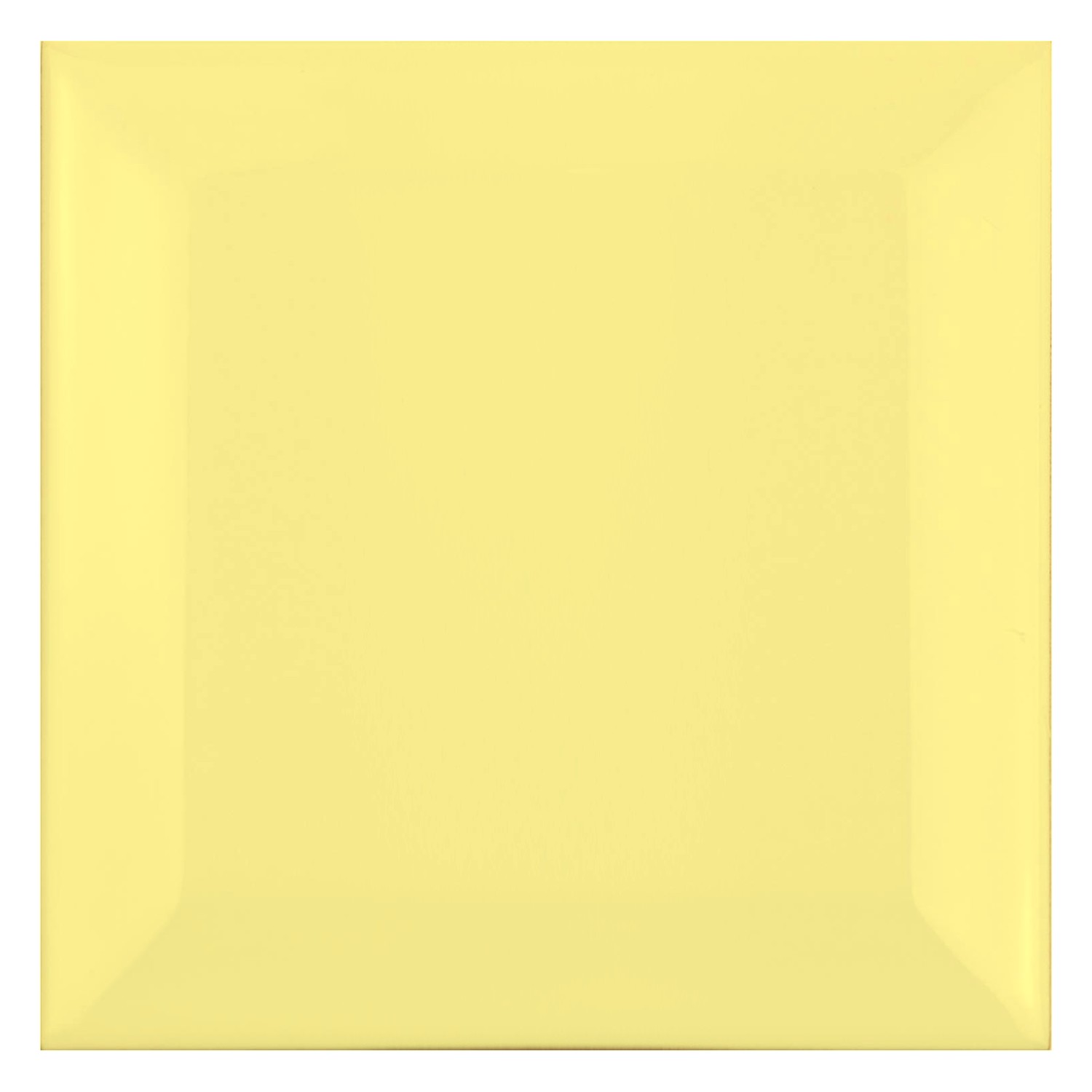 Metro tile Yellow Mat 10x10 cm Facet Catarina Amarillo
