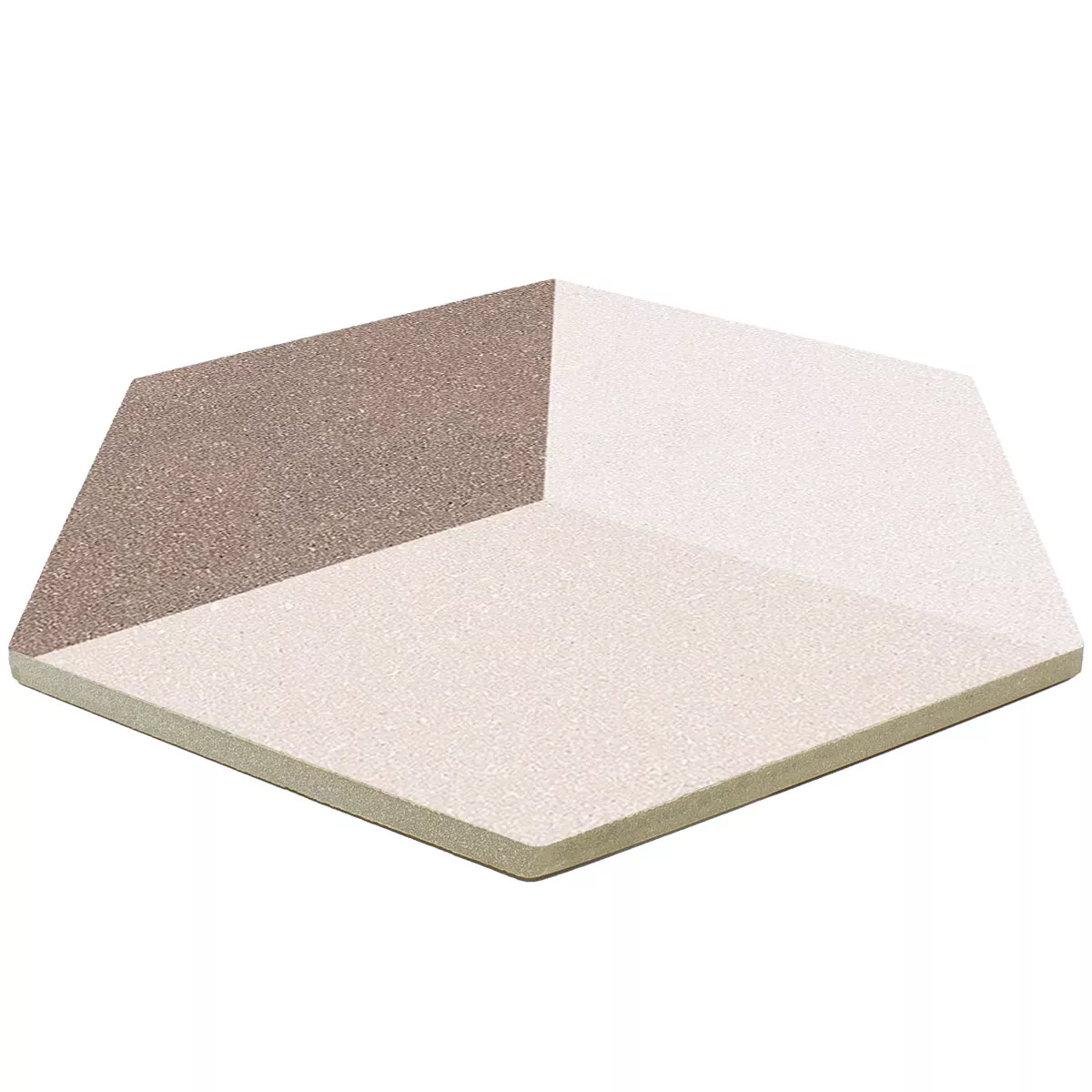 Porcelain Stoneware Tiles Novalima Hexagon 3D Cube Optic Decor 22,5 x 25,9cm